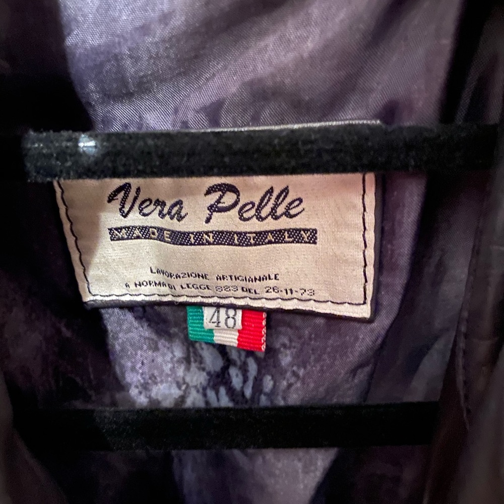 Real Italian Leather Jacket Gem